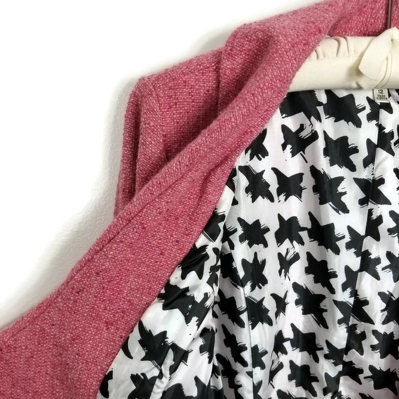 CAbi Madison Avenue Pink Tweed Doublebreasted Coat - Picture 5 of 8